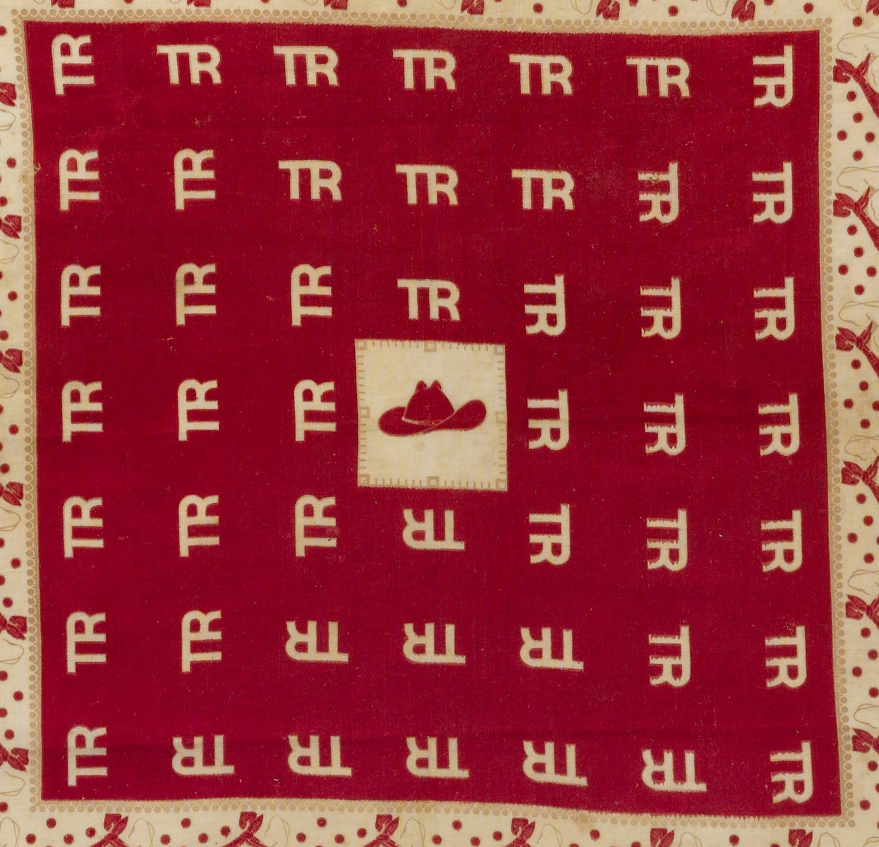 Theodore Roosevelt "Hat in the Ring" Bandana, 1912 - The Great Republic
