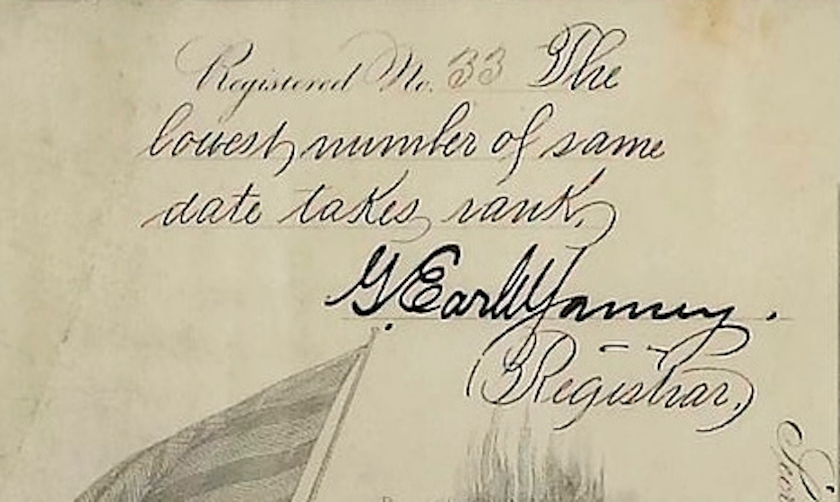 Theodore Roosevelt Signed Presidential Appointment, Dated February 27, 1908 - The Great Republic