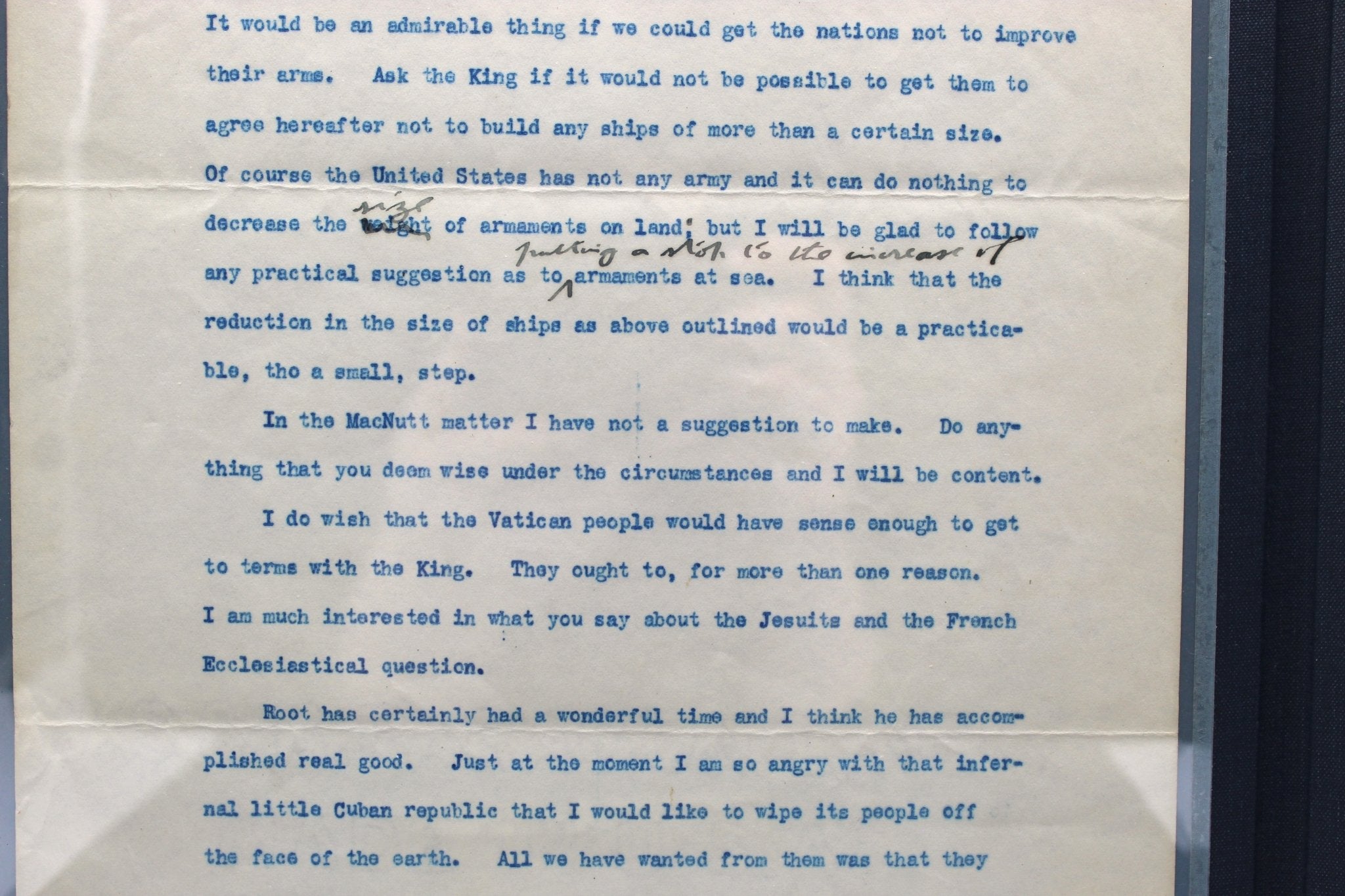 Theodore Roosevelt Signed Typed Letter, to Henry White, Dated September 13, 1906 - The Great Republic