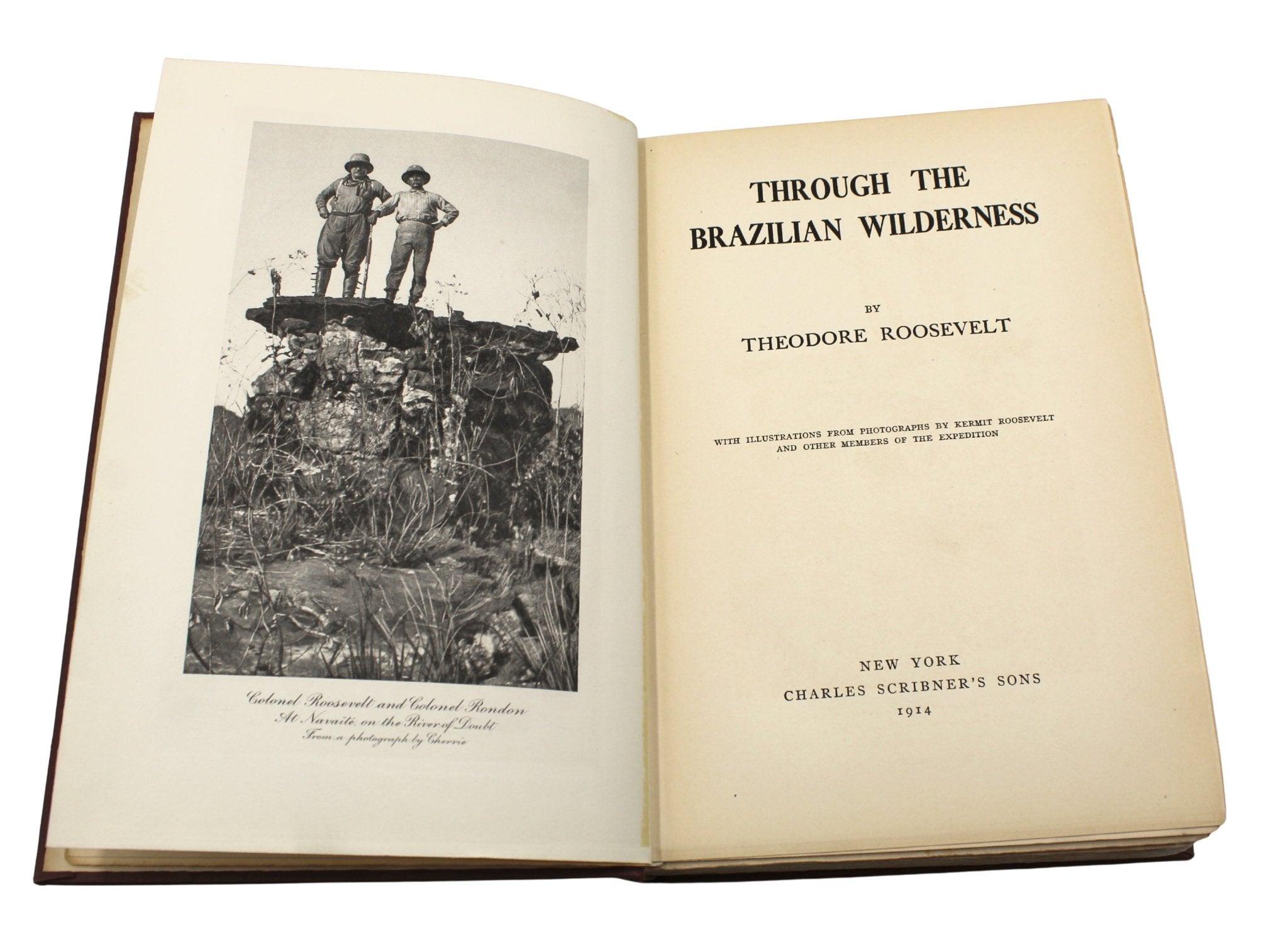 Through the Brazilian Wilderness by Theodore Roosevelt, First Edition, in Original Boards, 1914 - The Great Republic