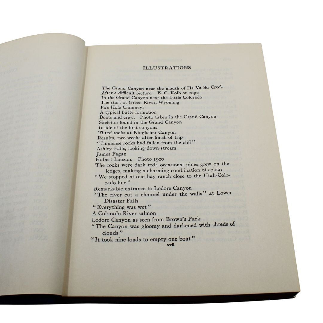 Through the Grand Canyon from Wyoming to Mexico, by Ellsworth L. Kolb, Signed by Emery Kolb, with Dust Jacket, 1963 - The Great Republic