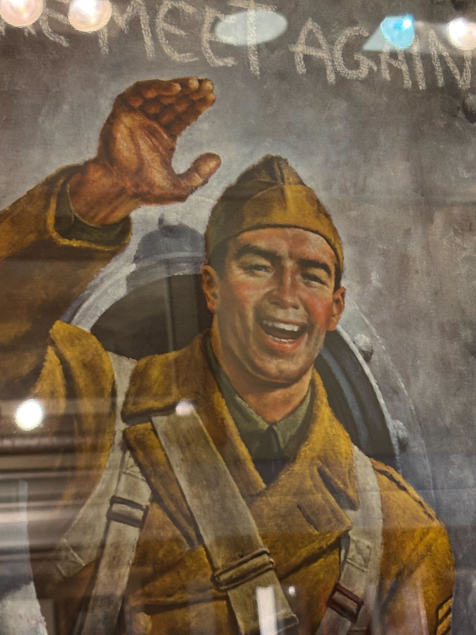 "Till We Meet Again. Buy War Bonds" WWII Poster by Joseph Hirsch, Circa 1942 - The Great Republic