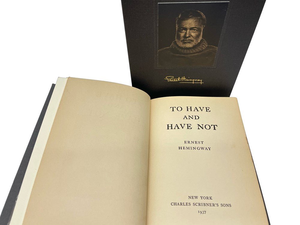 To Have And Have Not by Ernest Hemingway, First Edition, 1937 - The Great Republic