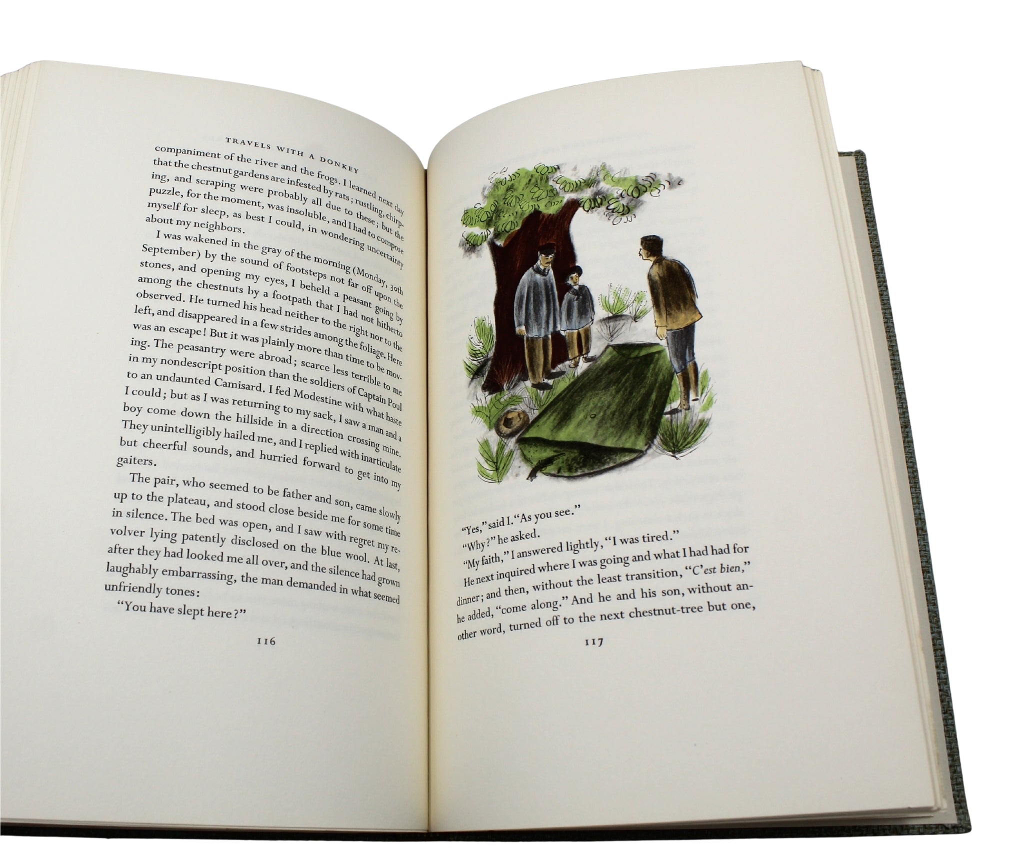 Travels with a Donkey in the Cevennes by Robert Louis Stevenson, Illustrated by Roger Duvoisin, Artist Signed Limited Edition, 1957 - The Great Republic