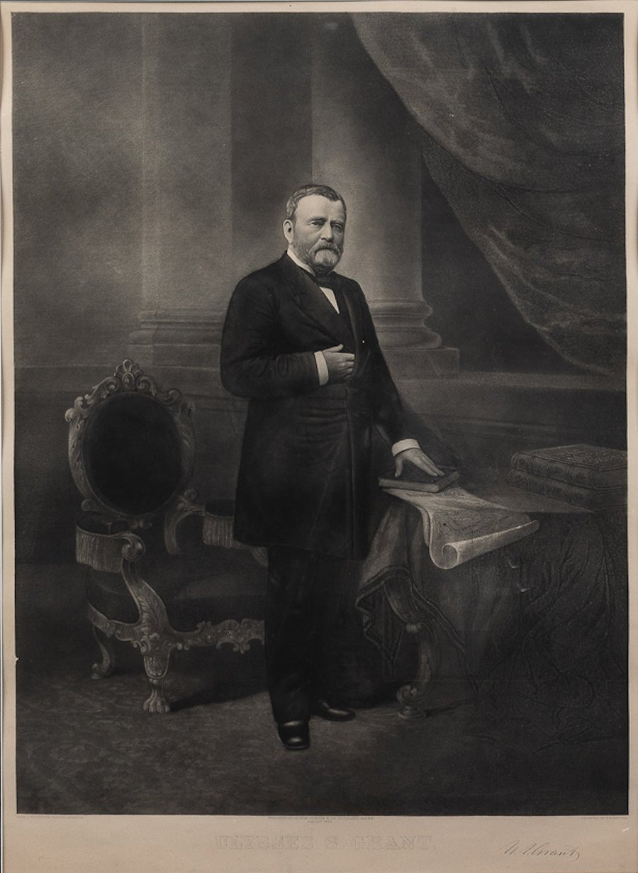 "Ulysses S. Grant" Portrait, Engraved by J.C. Buttre, after Anderson, 1885 - The Great Republic
