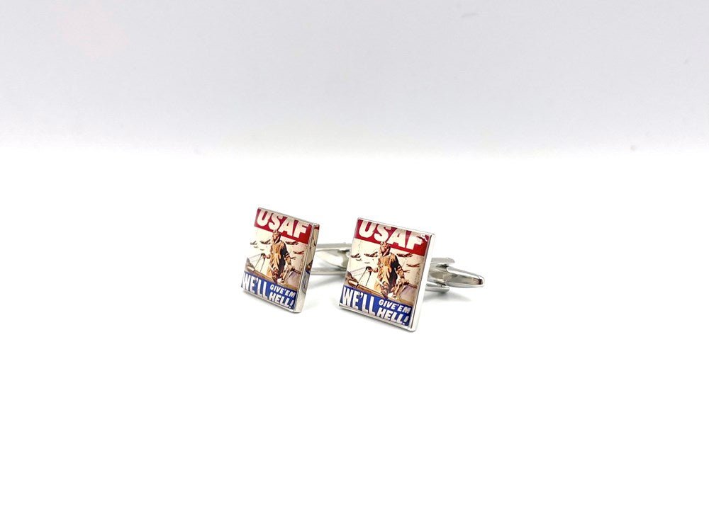 USAF WWII Poster Cufflinks - The Great Republic