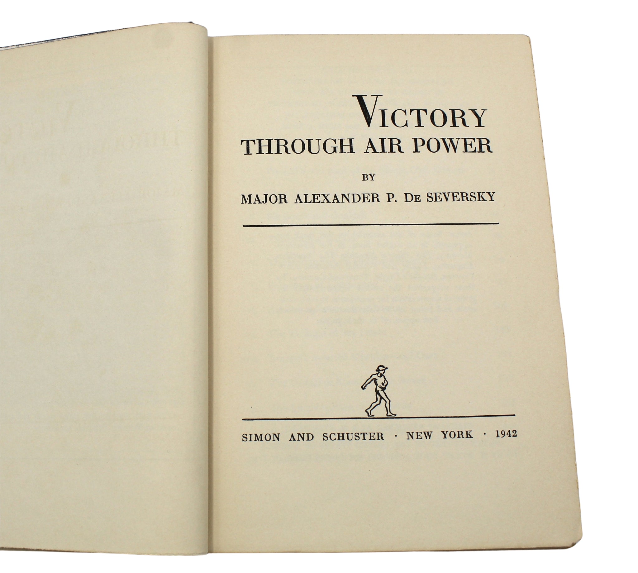 Victory Through Air Power By Major Alexander P. De Seversky, Signed and Inscribed, in Original Dust Jacket, 1942 - The Great Republic