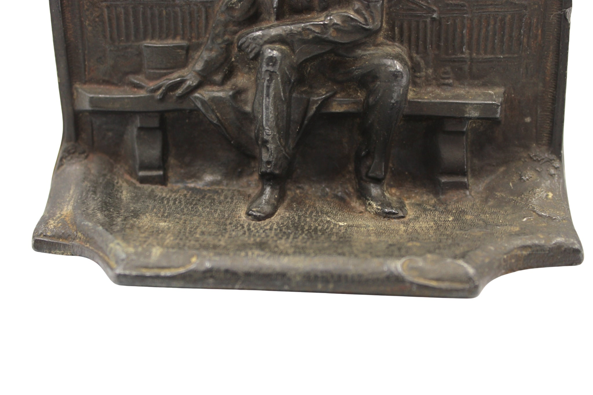 Vintage Abraham Lincoln Seated Bookends - The Great Republic