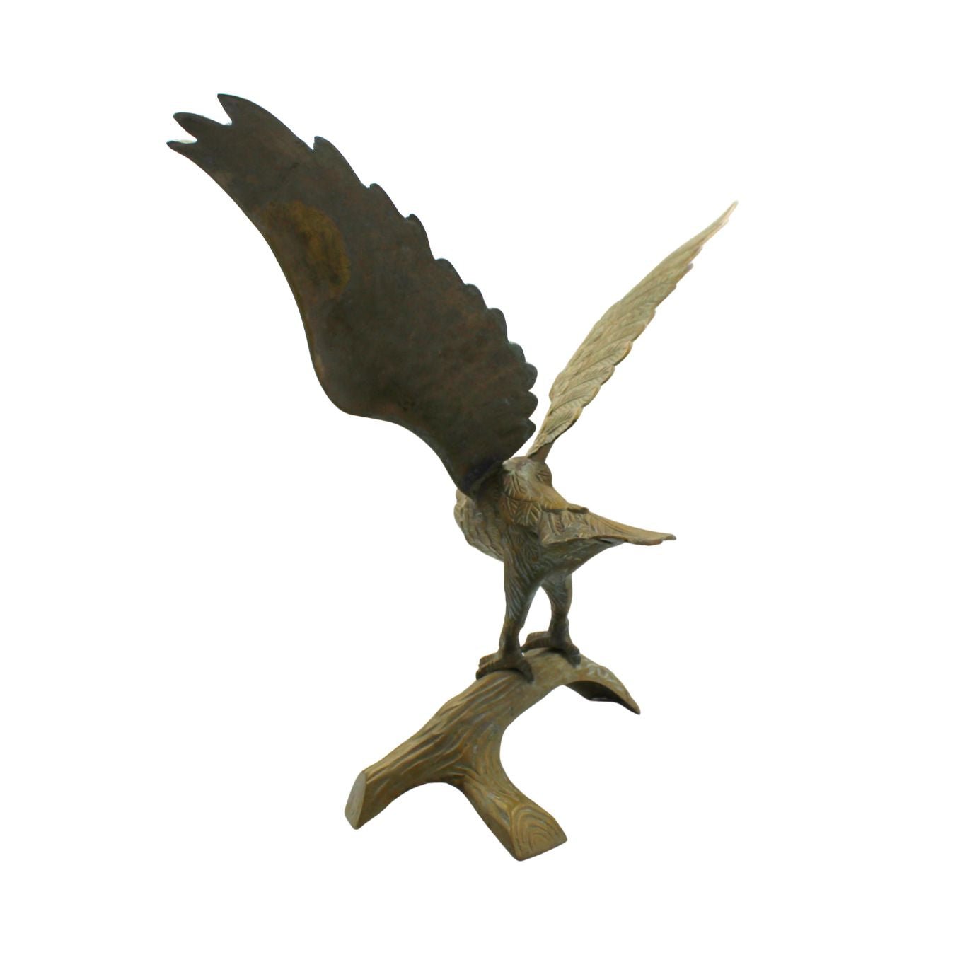 Vintage "American Bald Eagle Upon Landing" Brass Sculpture, circa 1960s - The Great Republic