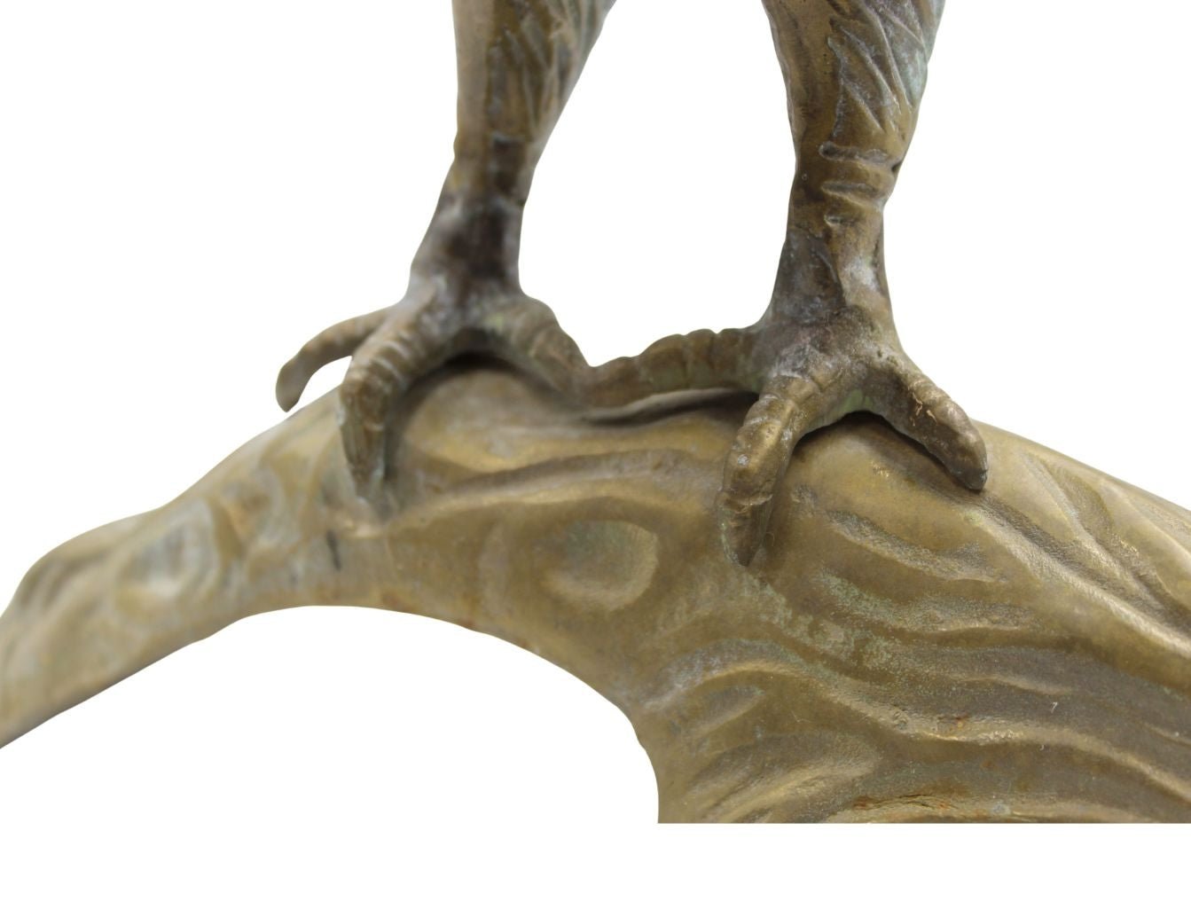 Vintage "American Bald Eagle Upon Landing" Brass Sculpture, circa 1960s - The Great Republic