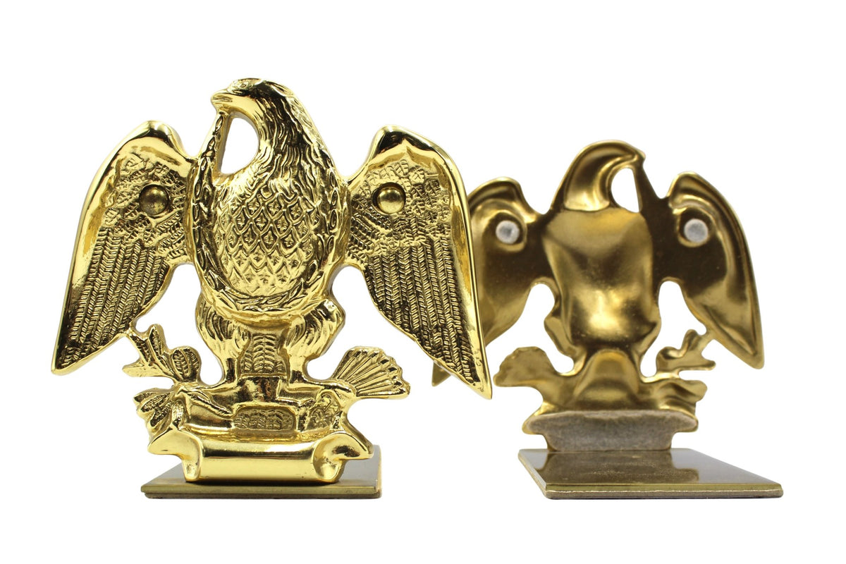 Vintage American Eagle Bookends by Baldwin Brass - The Great Republic