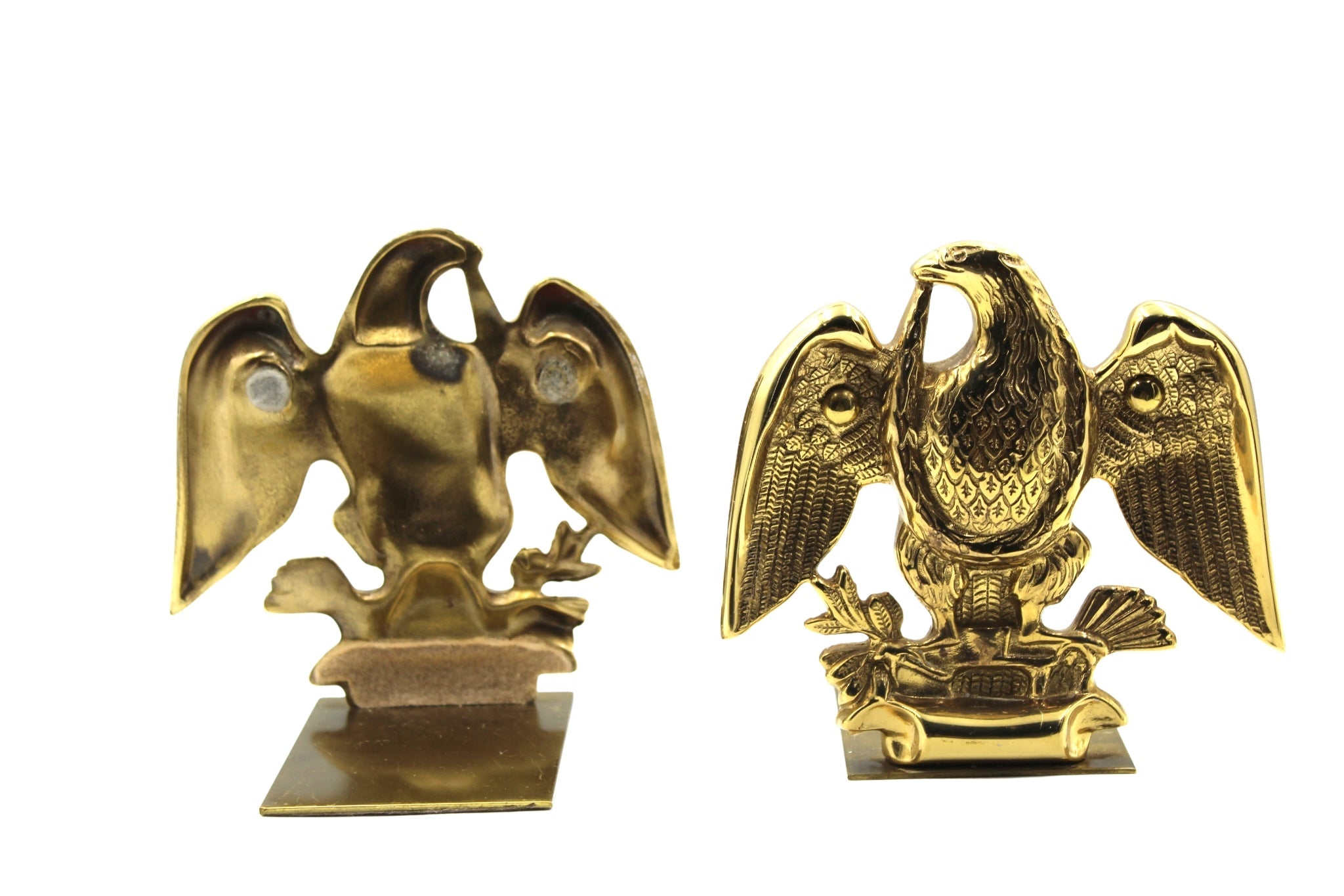 Vintage American Eagle Bookends by Baldwin Brass - The Great Republic