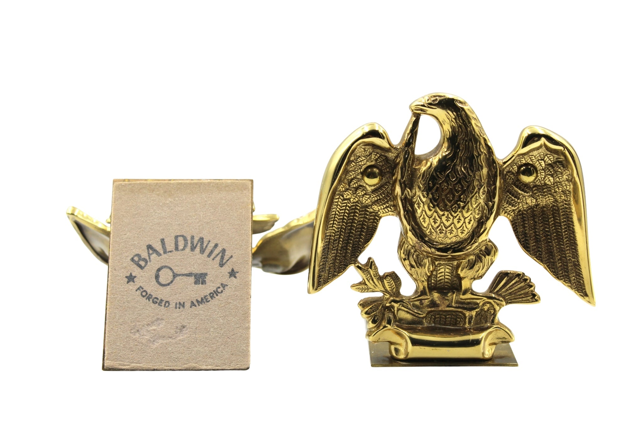 Vintage American Eagle Bookends by Baldwin Brass - The Great Republic