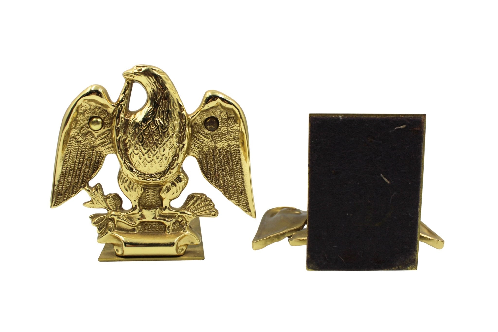 Vintage American Eagle Bookends by Baldwin Brass - The Great Republic