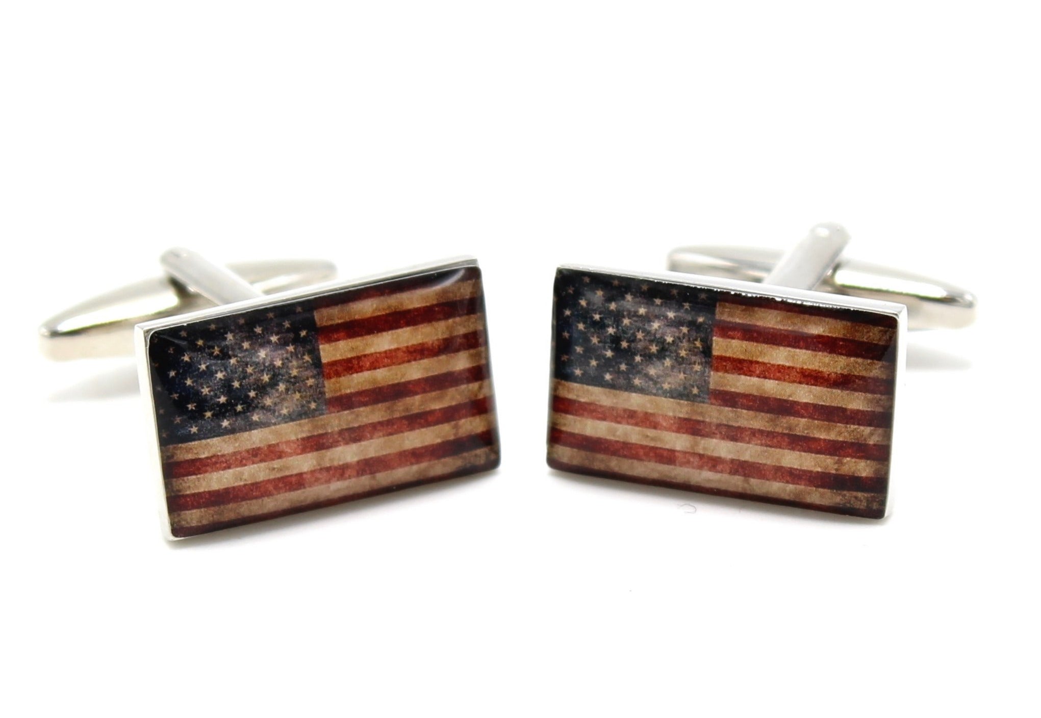 Vintage American Flag Cufflinks - The Great Republic