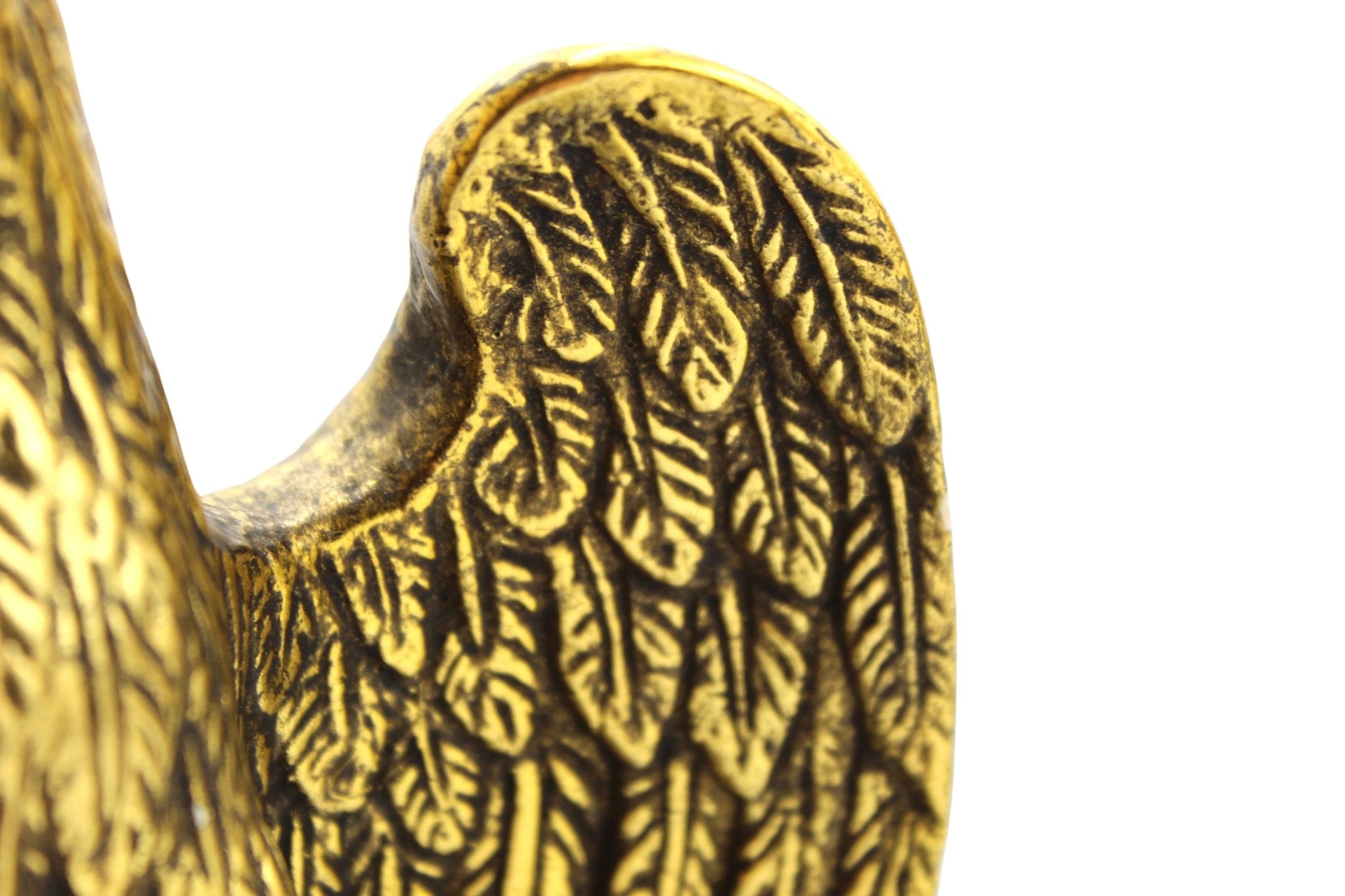 Vintage Borghese Eagle Bookends with Black Base - The Great Republic