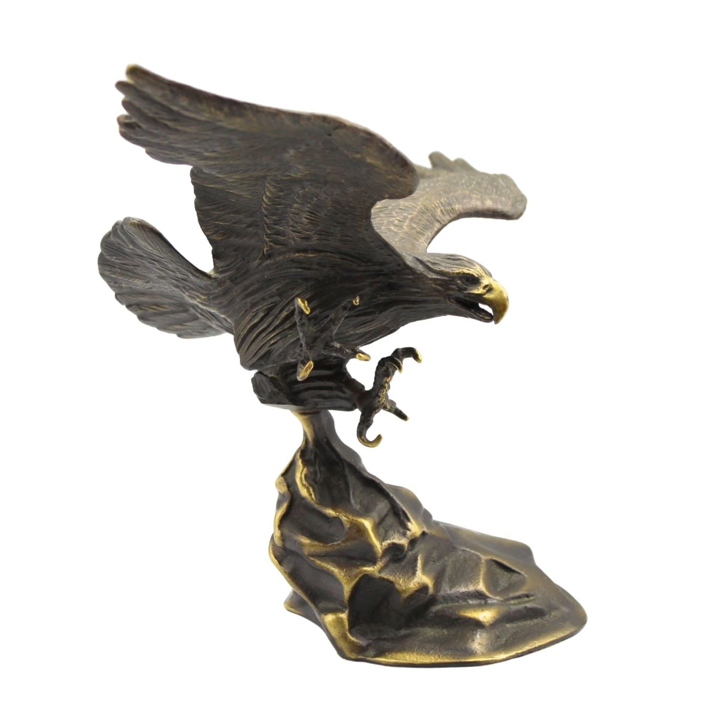 Vintage Bronze Eagle on Rocks, Late 20th Century - The Great Republic