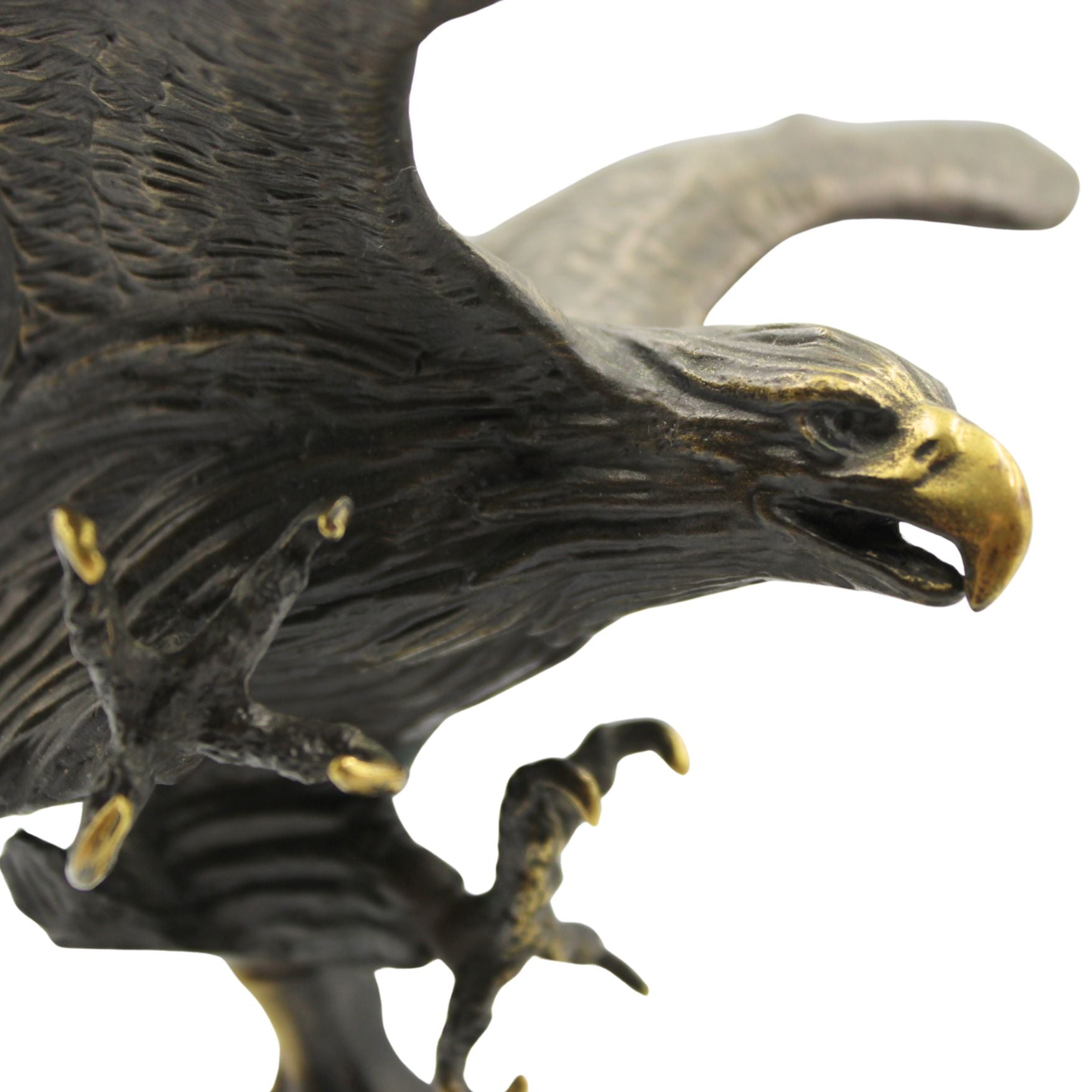 Vintage Bronze Eagle on Rocks, Late 20th Century - The Great Republic
