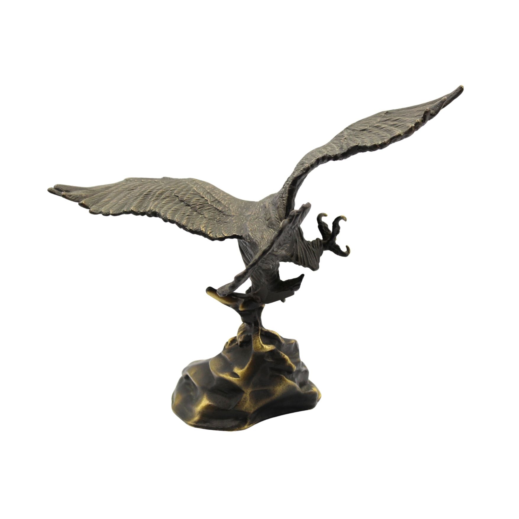 Vintage Bronze Eagle on Rocks, Late 20th Century - The Great Republic