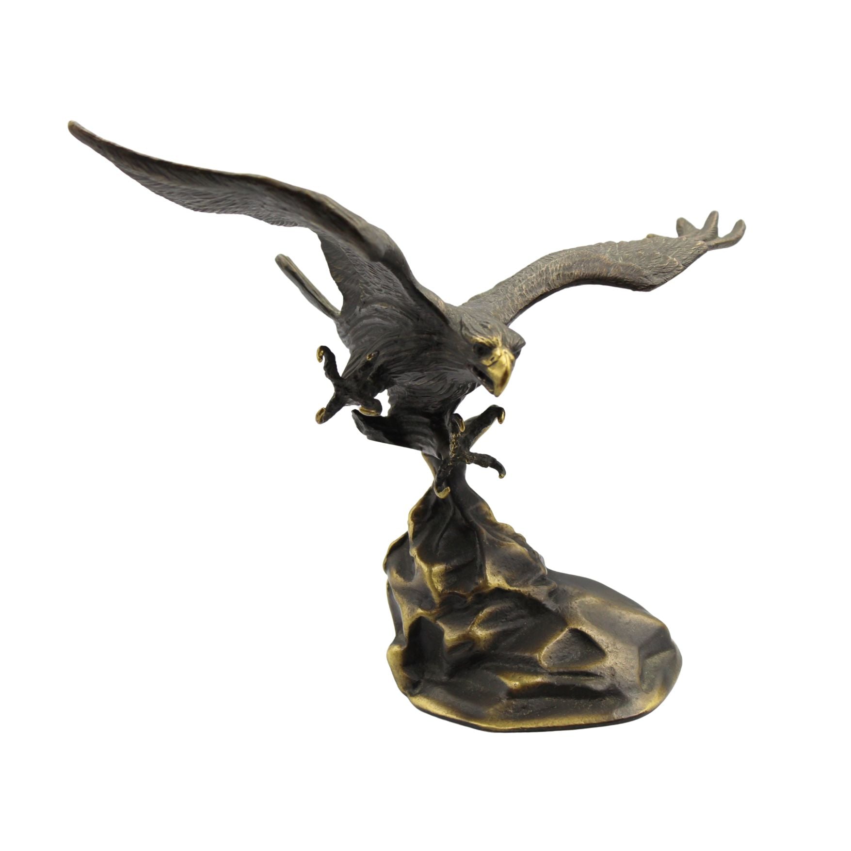 Vintage Bronze Eagle on Rocks, Late 20th Century - The Great Republic