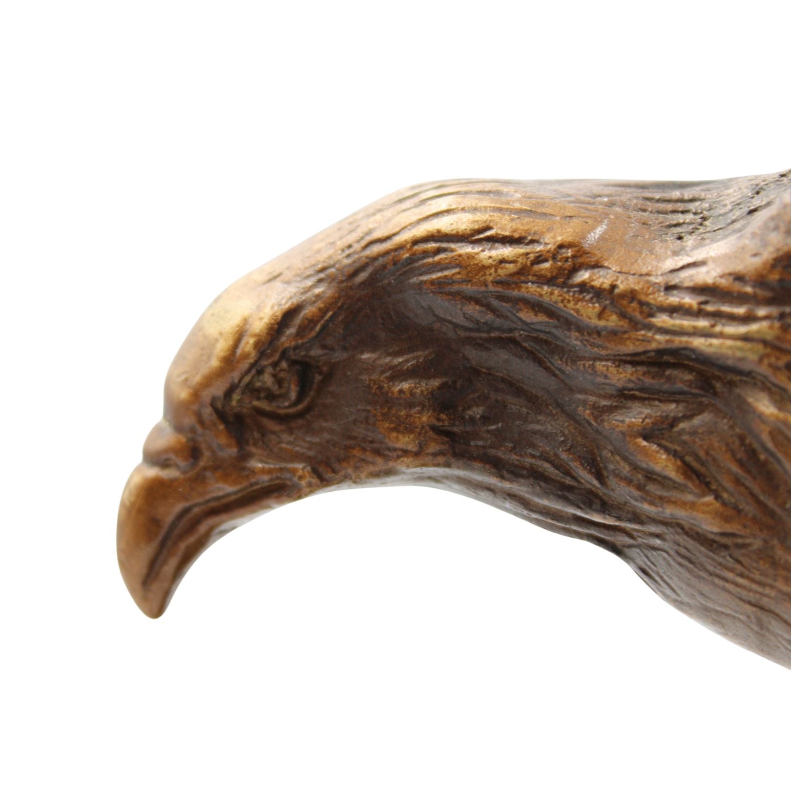 Vintage Bronze Eagle on Rocks on Green Marble Base, Late 20th Century - The Great Republic