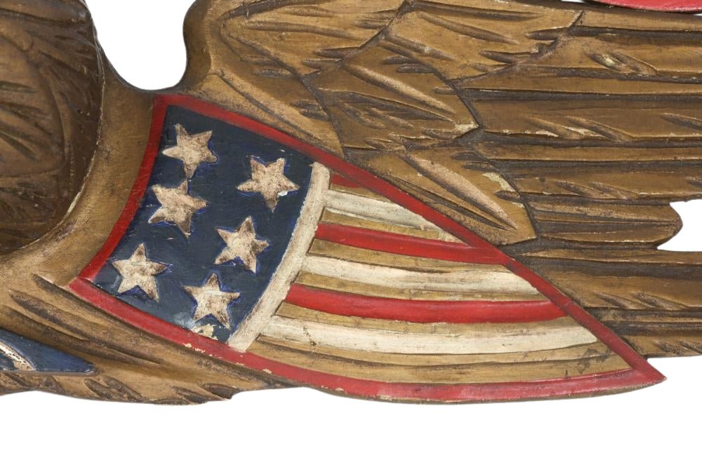 Vintage "Don't Give Up The Ship" Bellamy Style Eagle - The Great Republic