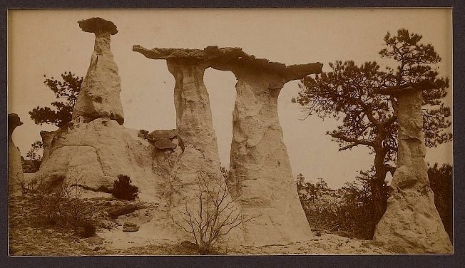 Vintage Garden of the Gods Postcards by Hook Photo, 1890 - The Great Republic