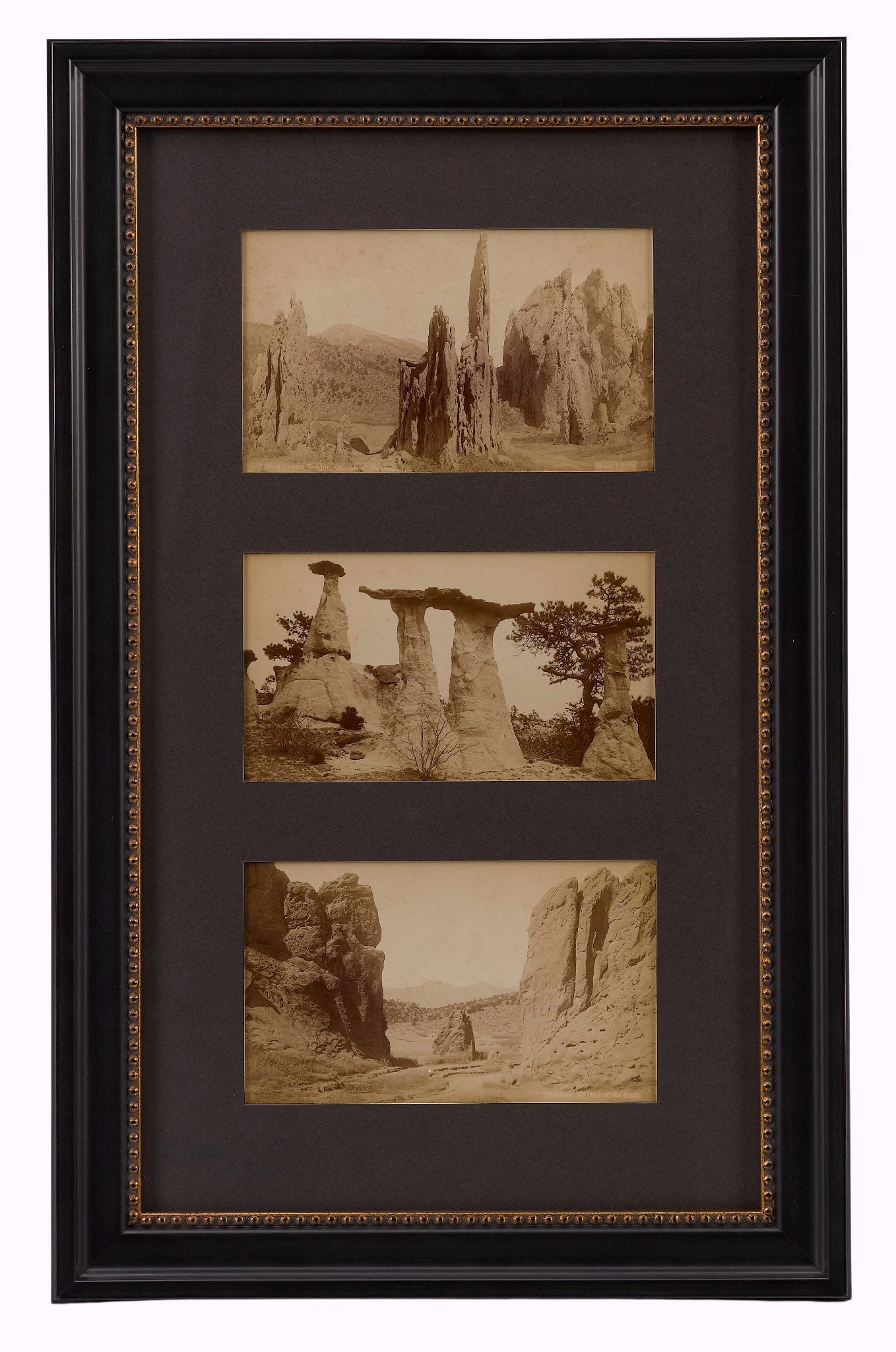 Vintage Garden of the Gods Postcards by Hook Photo, 1890 - The Great Republic