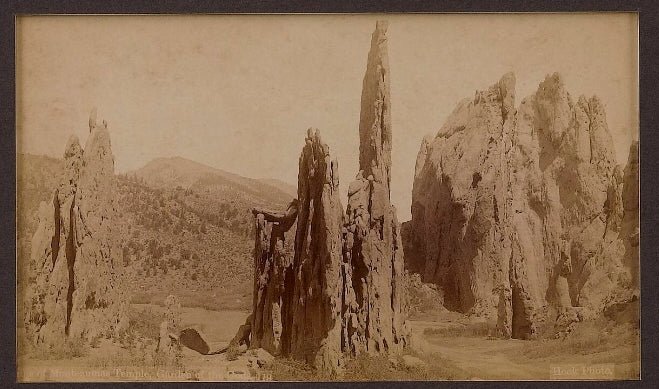 Vintage Garden of the Gods Postcards by Hook Photo, 1890 - The Great Republic