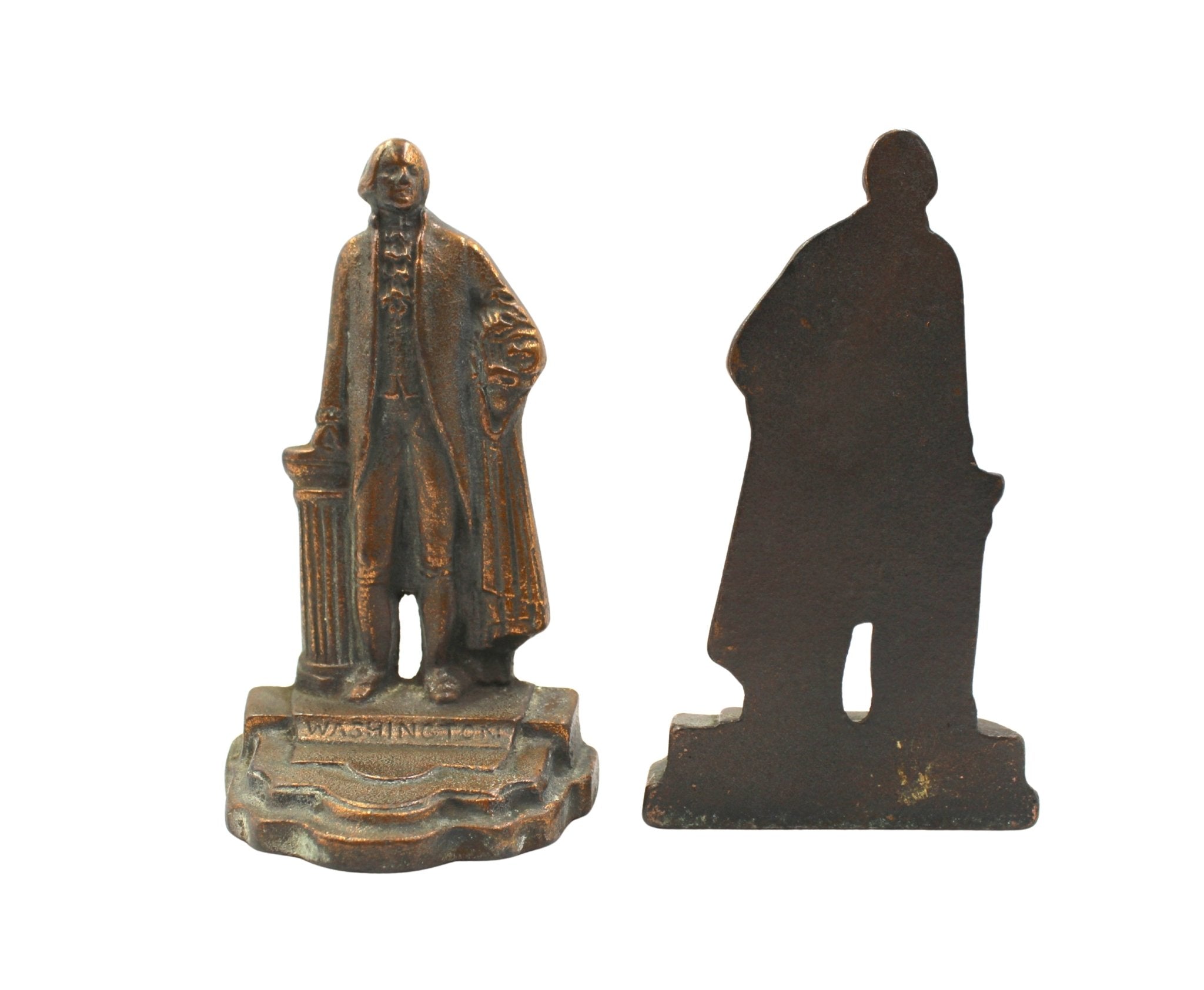 Vintage George Washington Standing Bookends - The Great Republic