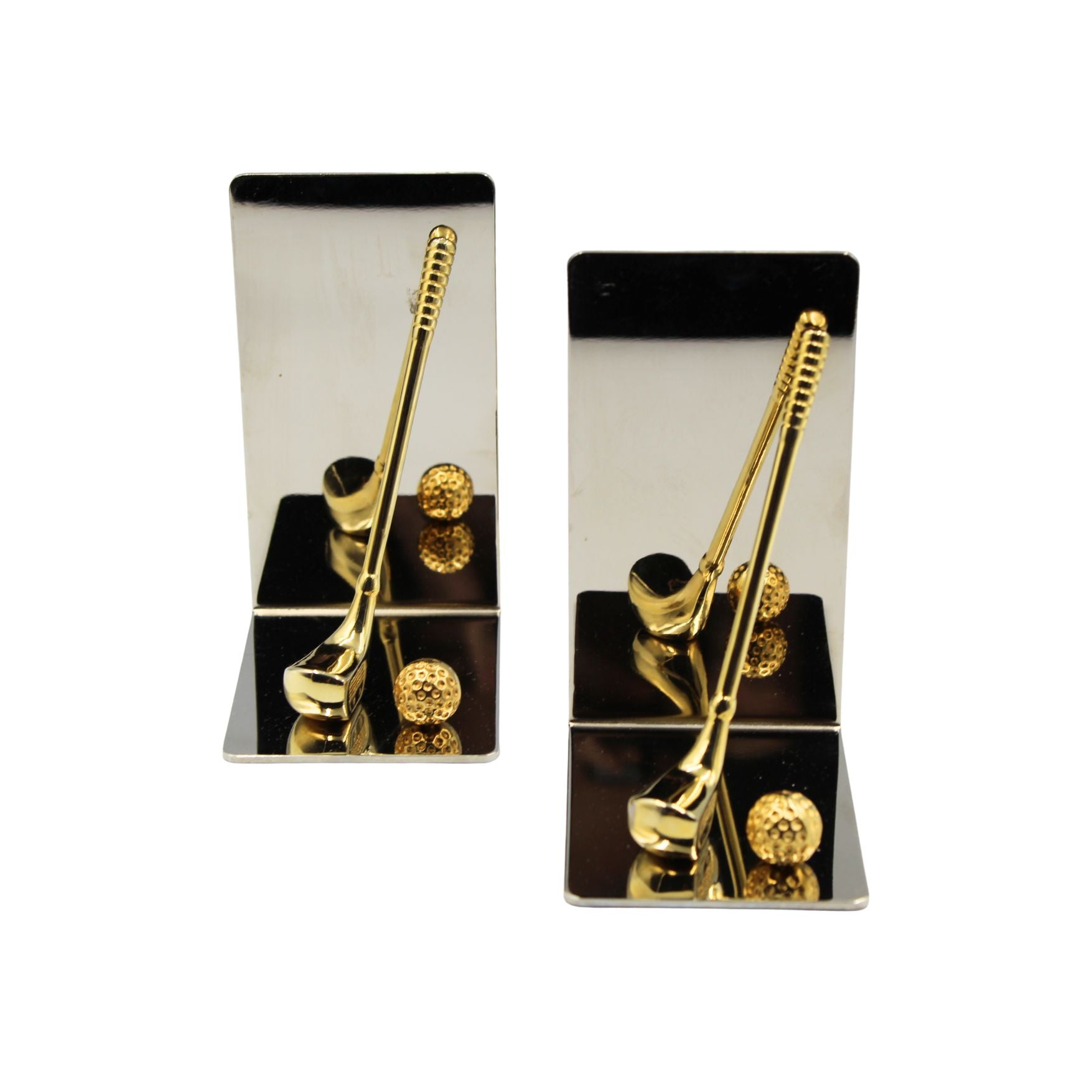 Vintage Golf Club Bookends - The Great Republic