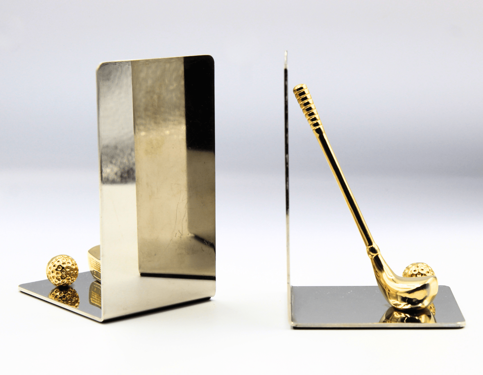 Vintage Golf Club Bookends - The Great Republic