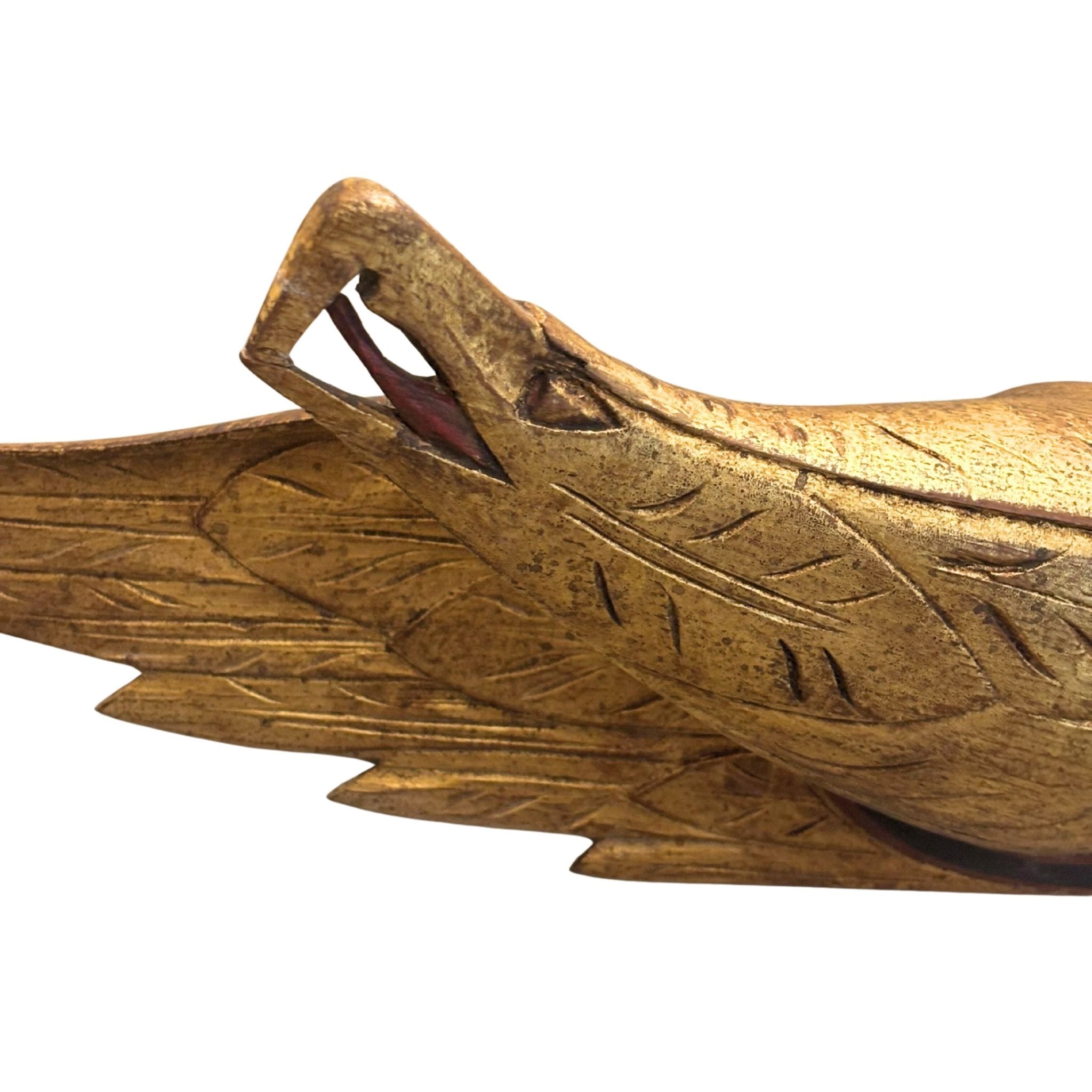 Vintage Hand - Carved and Hand - Painted Bellamy - Style Eagle, Signed by Walter Ketzler, Mid 20th Century - The Great Republic