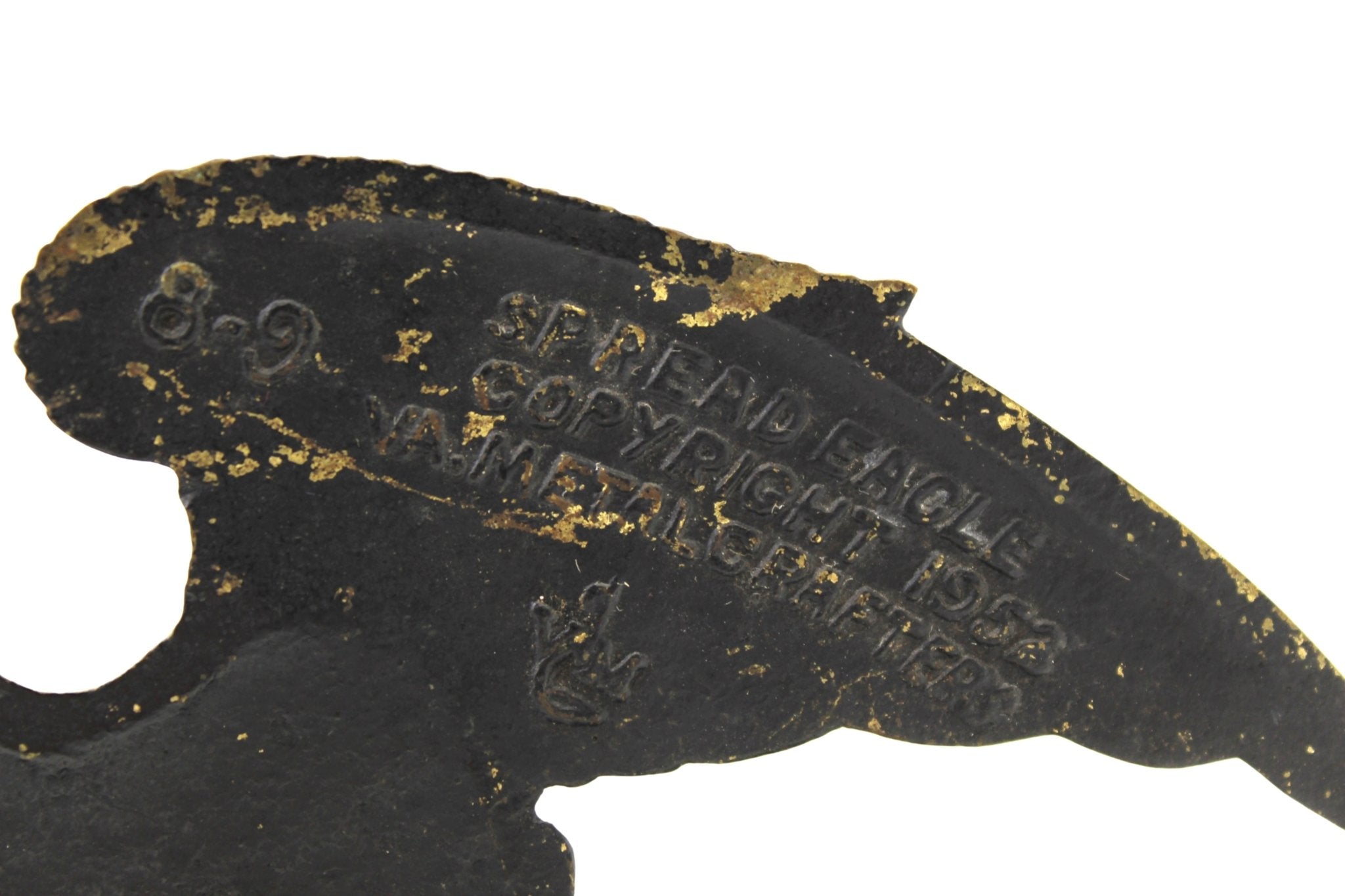 Vintage Spreadwing Brass Eagle Bookends by Virginia Metalcrafters, 1952 - The Great Republic