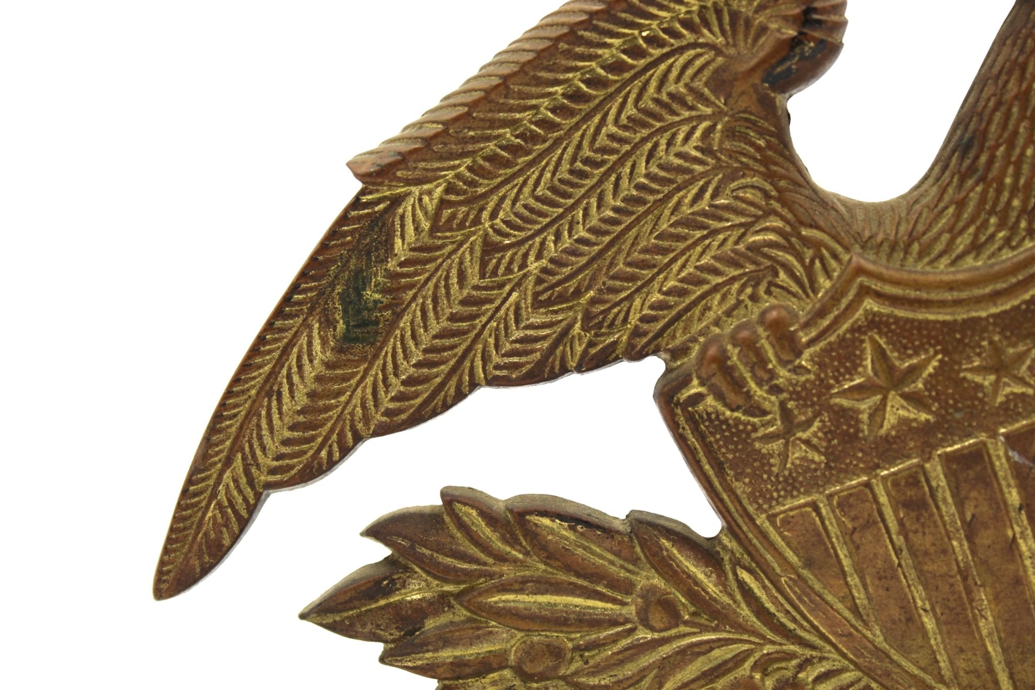 Vintage Spreadwing Brass Eagle Bookends by Virginia Metalcrafters, 1952 - The Great Republic