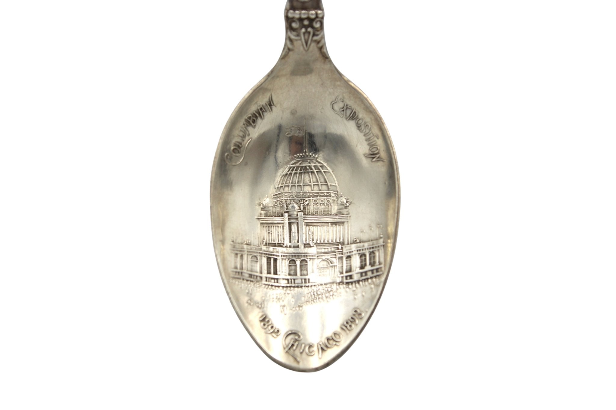 Vintage Sterling Silver 1893 Chicago Columbian Exposition Souvenir Spoon - The Great Republic