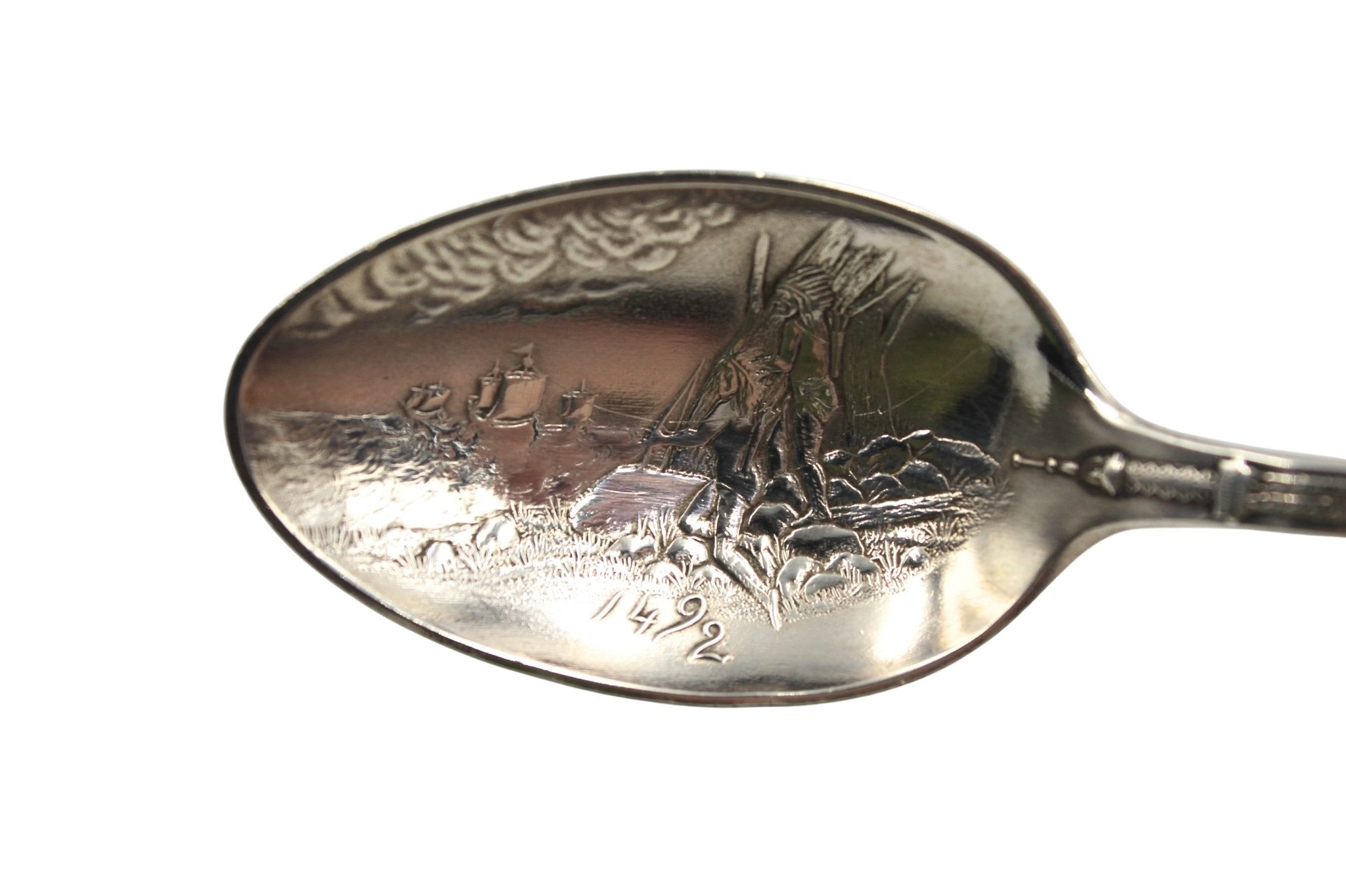 Vintage Sterling Silver 1893 "World's City Fair" Souvenir Spoon by Relly, Curtis & Co. - The Great Republic