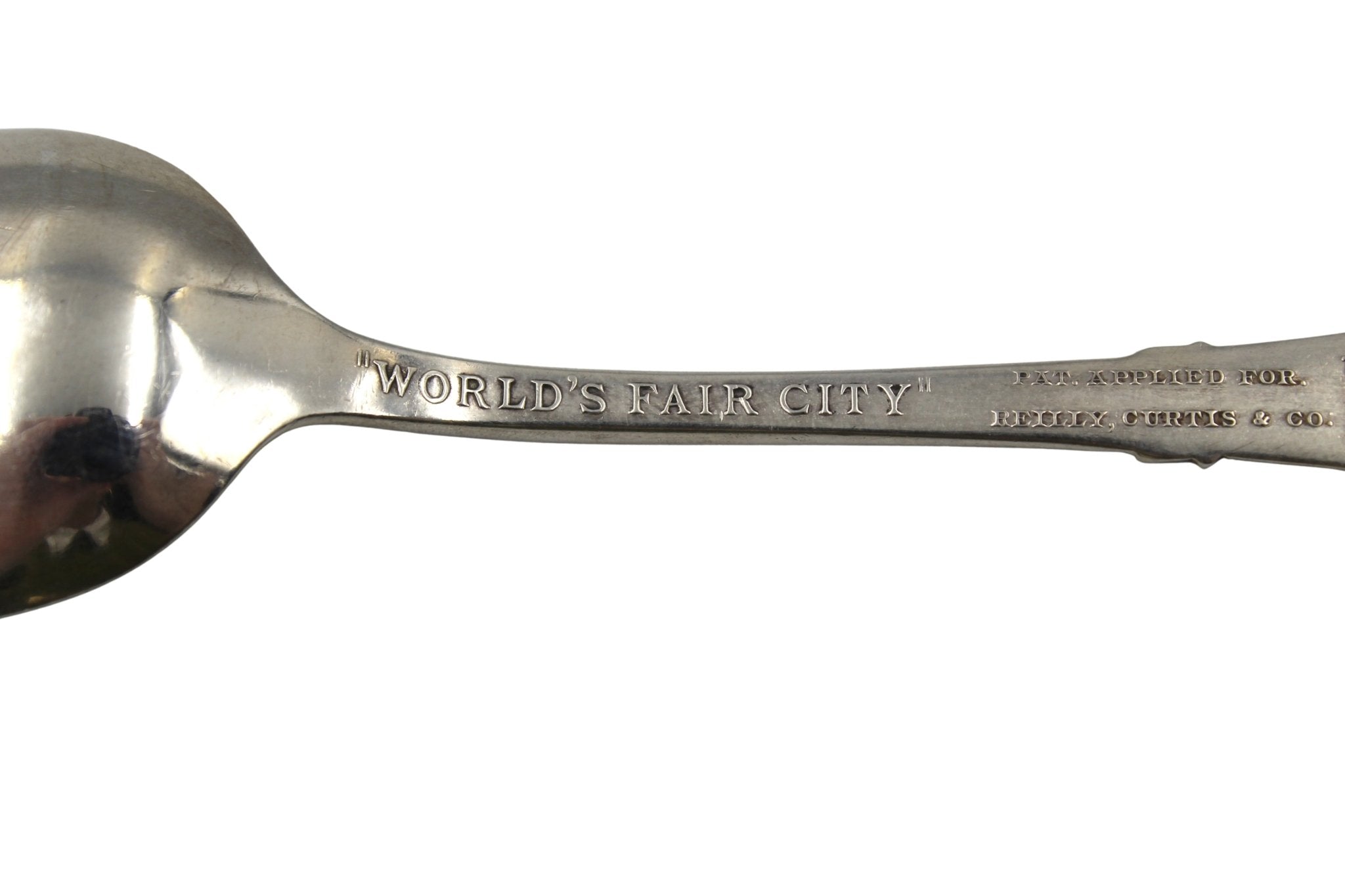 Vintage Sterling Silver 1893 "World's City Fair" Souvenir Spoon by Relly, Curtis & Co. - The Great Republic