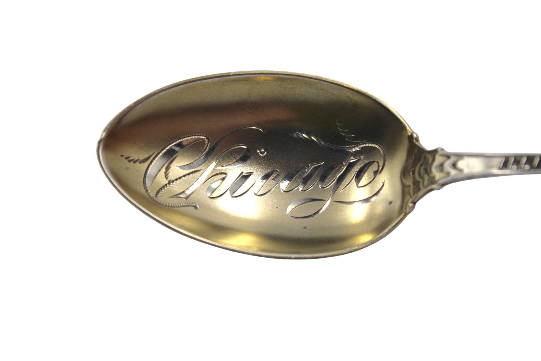 Vintage Sterling Silver Chicago Souvenir Tea Spoon - The Great Republic