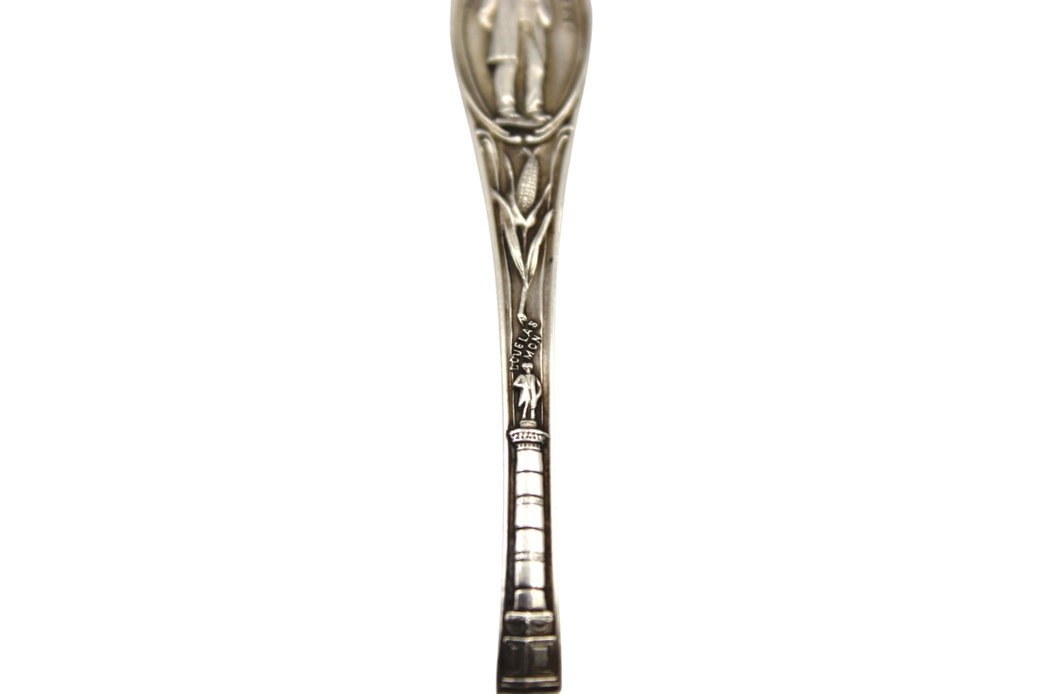 Vintage Sterling Silver Starved Rock, Illinois Souvenir Spoon - The Great Republic