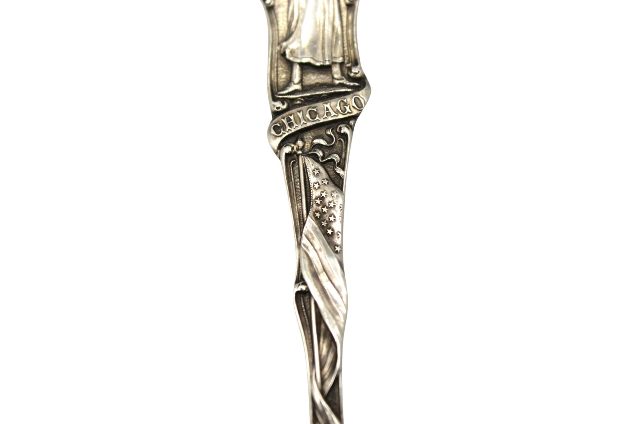 Vintage Sterling Silver "The Republic" Chicago Souvenir Spoon - The Great Republic