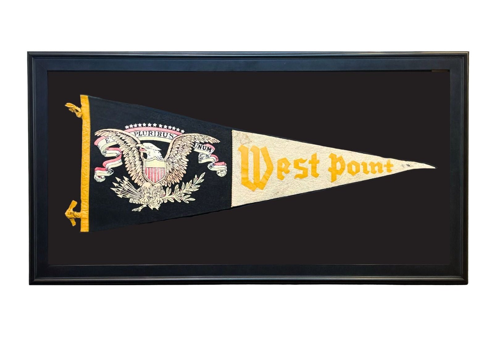 Vintage "West Point" Felt Pennent, Mid 20th - Century - The Great Republic