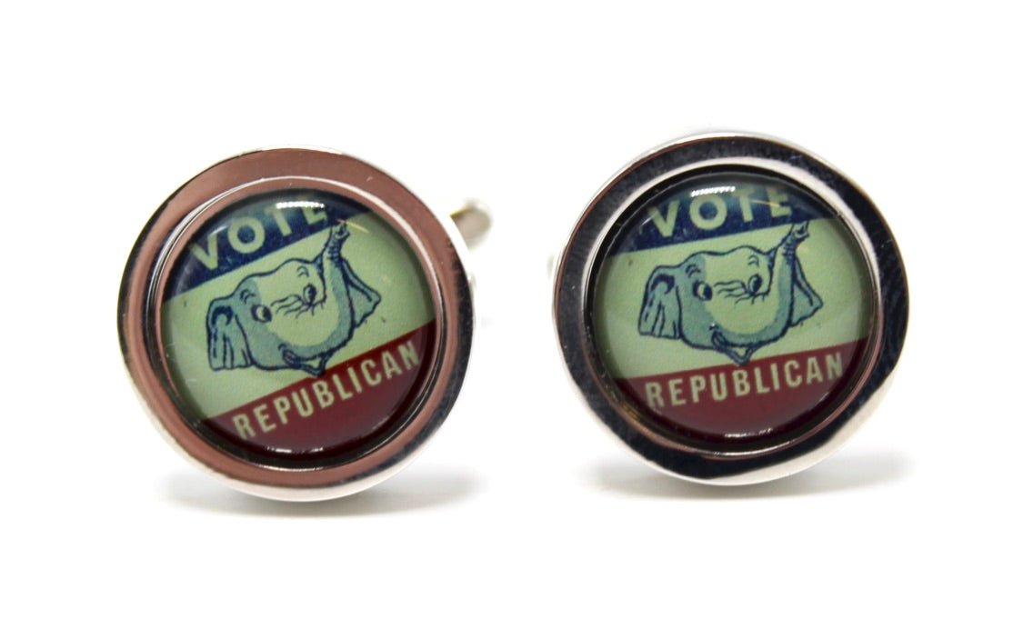 Vote Republican Cufflinks - The Great Republic