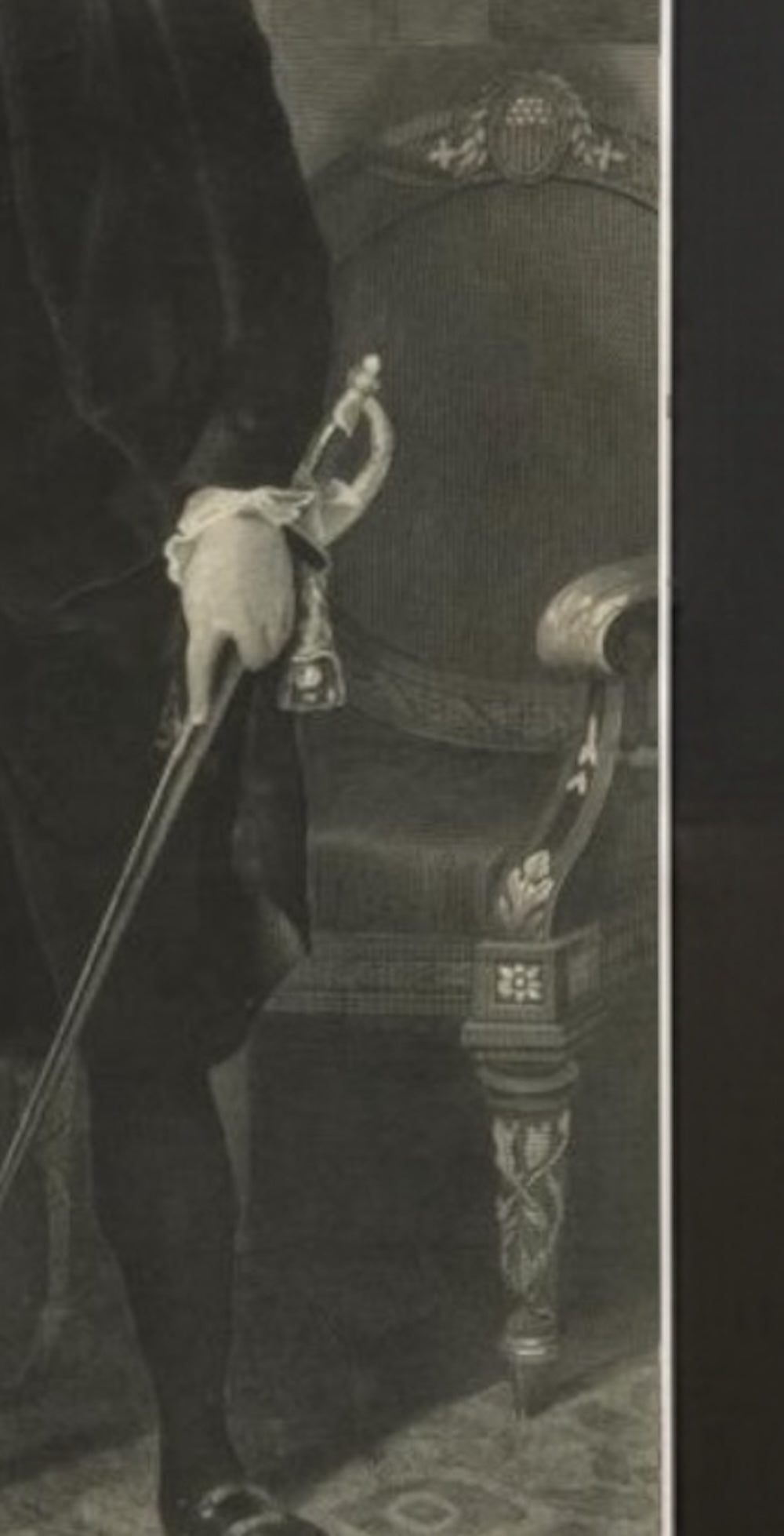 "Washington." Engraving by Oliver Pelton, after Gilbert Stuart, c. 1860 - The Great Republic