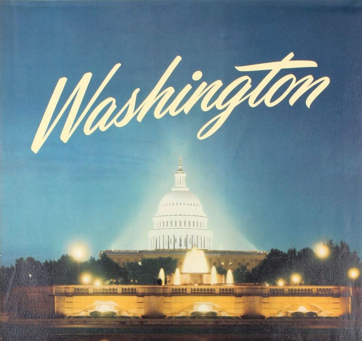 "Washington/ Pennsylvania Railroad/ Go By Train" Vintage Travel Poster, 1949 - The Great Republic