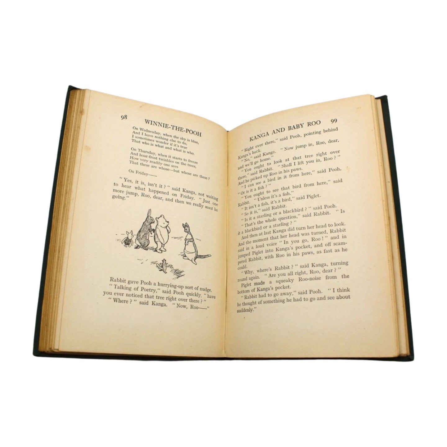 Winnie - the - Pooh by A. A. Milne, Illustrated by Ernest H. Shepard, First Edition, in Original Boards, 1926 - The Great Republic