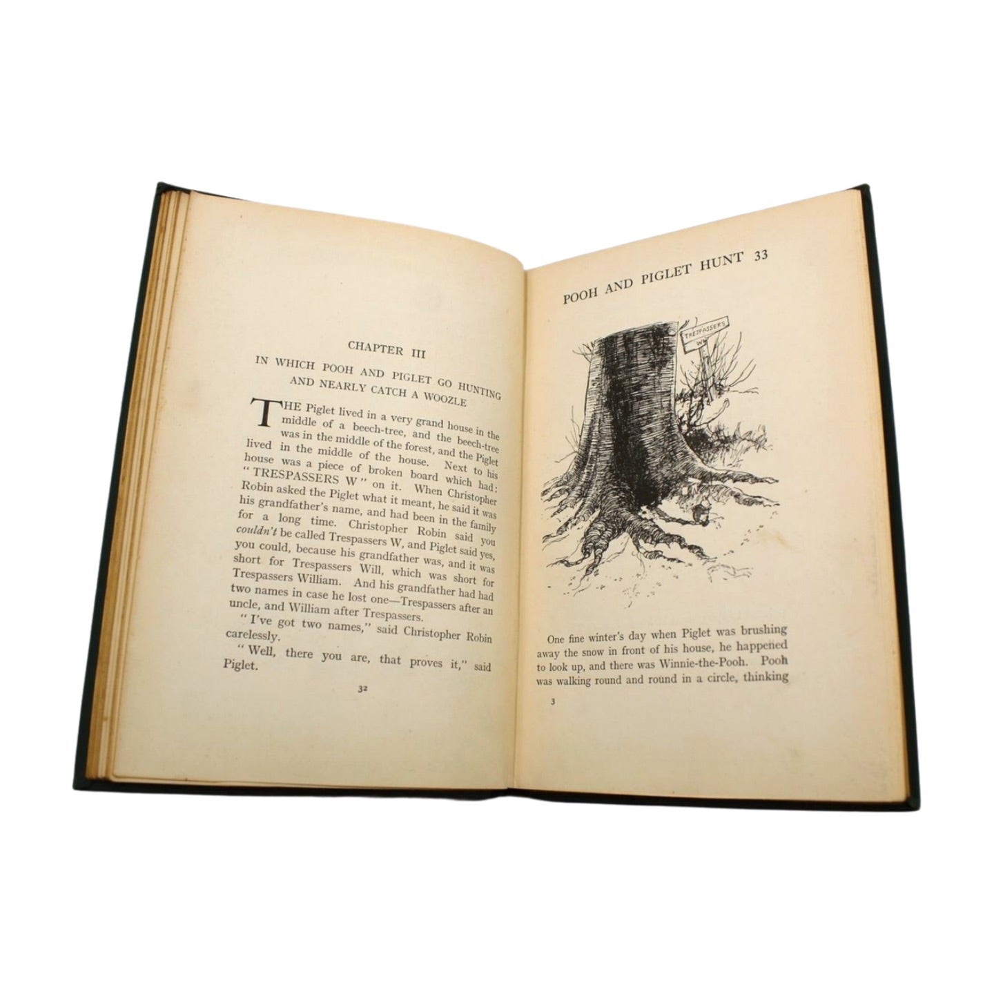 Winnie - the - Pooh by A. A. Milne, Illustrated by Ernest H. Shepard, First Edition, in Original Boards, 1926 - The Great Republic