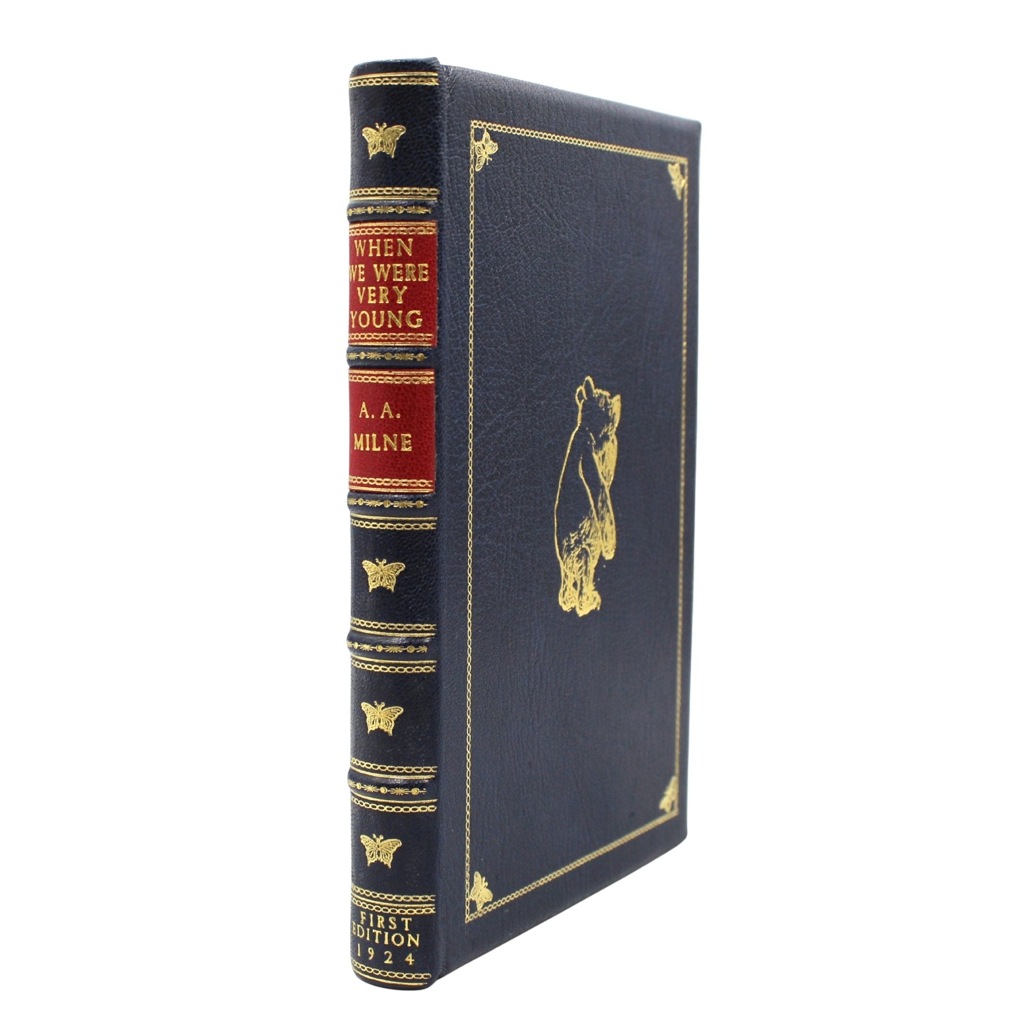 Winnie the Pooh by A. A. Milne, UK First Editions, 4 Volume Set, 1925 - 1929, with Tipped - in Signed Letter by Milne, 1927 - The Great Republic