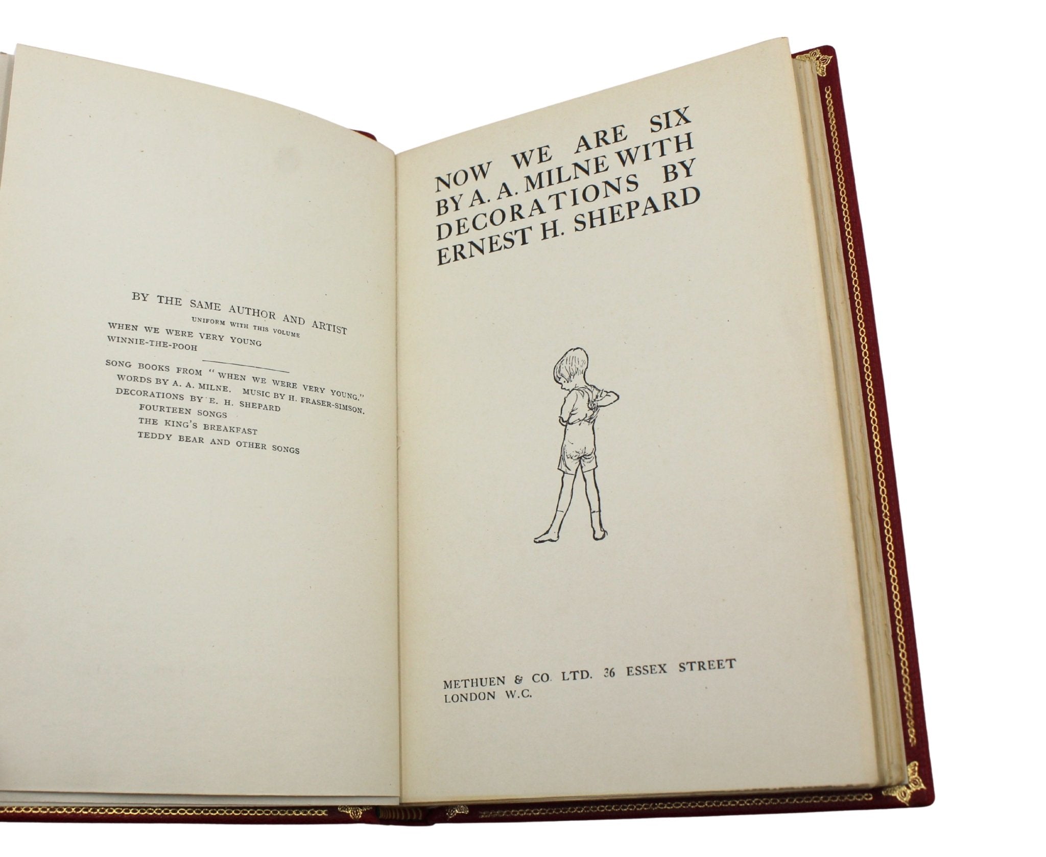 Winnie the Pooh by A. A. Milne, UK First Editions, 4 Volume Set, 1925 - 1929, with Tipped - in Signed Letter by Milne, 1927 - The Great Republic