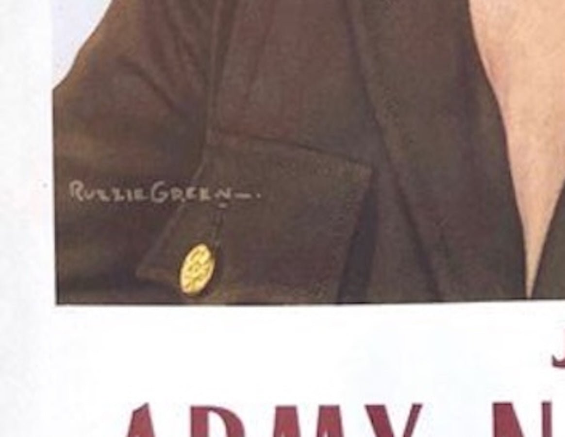 "You are Needed Now. Join the Army Nurse Corps" Vintage WWII Army Recruitment Poster by Ruzzie Green, 1943 - The Great Republic